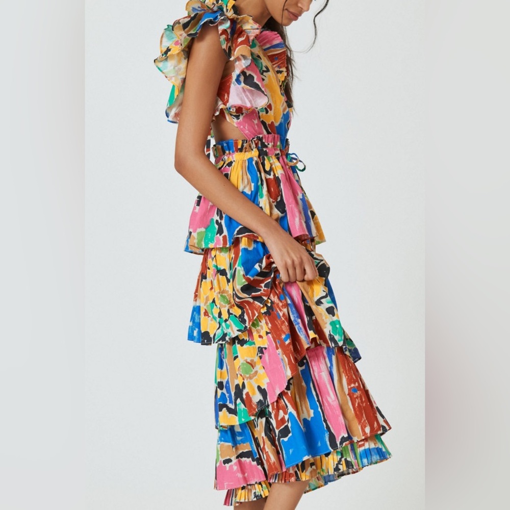 Love‎ the Label Mix-Print Midi Dress - Picture 2 of 9